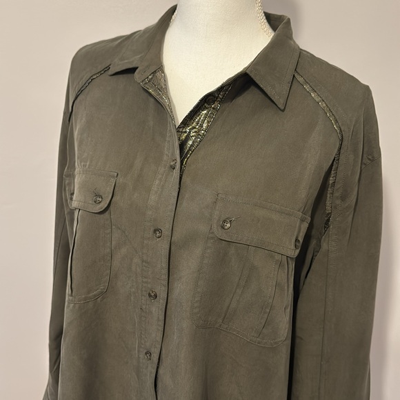 Free People, Long Sleeves cargo top with sparkle detail - Picture 2 of 6